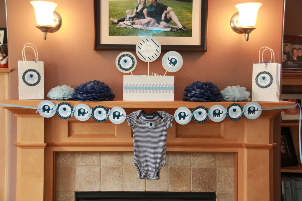 Elephant Baby Shower by 5M Creations