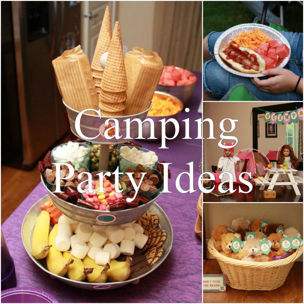 camping party ideas by 5M Creations