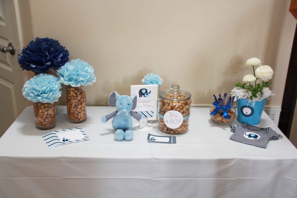 elephant baby shower centerpieces ideas