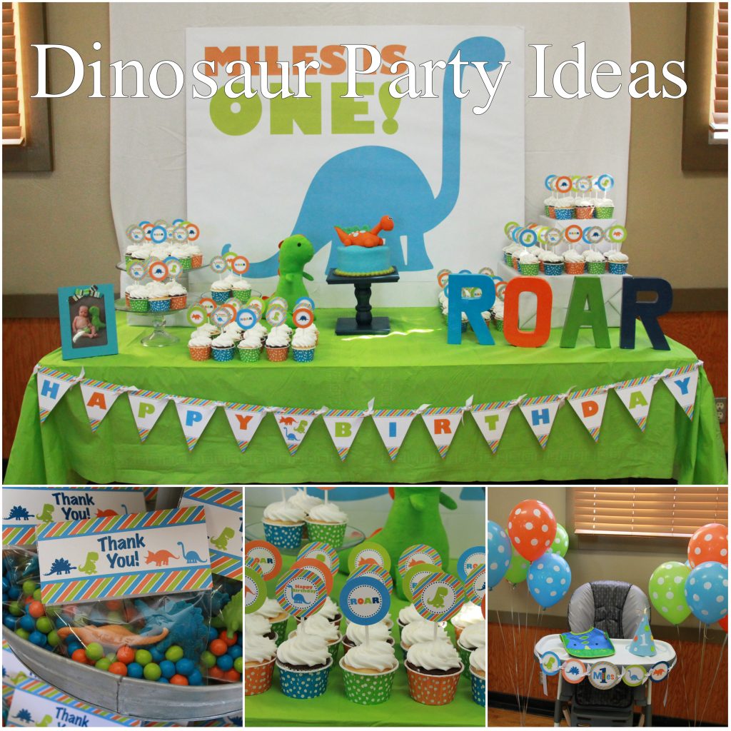 Dinosaur First Birthday Party Ideas
