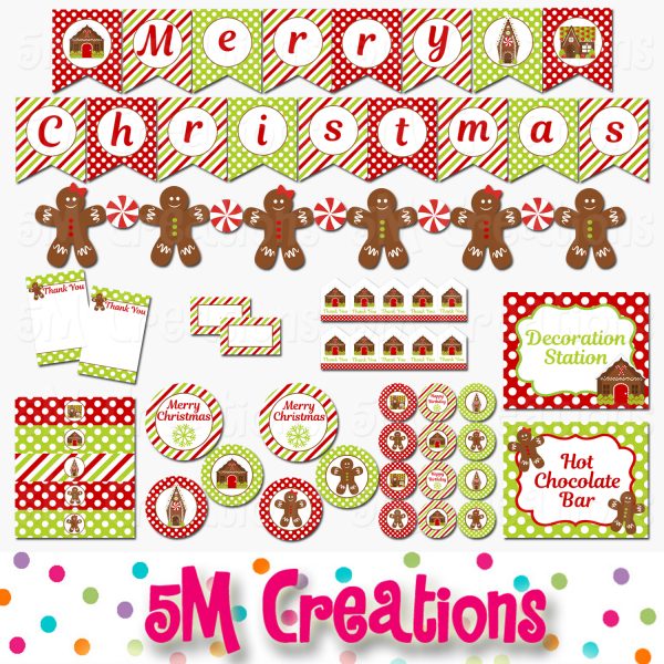 Gingerbread House Decorating Party – 5M Creations Blog