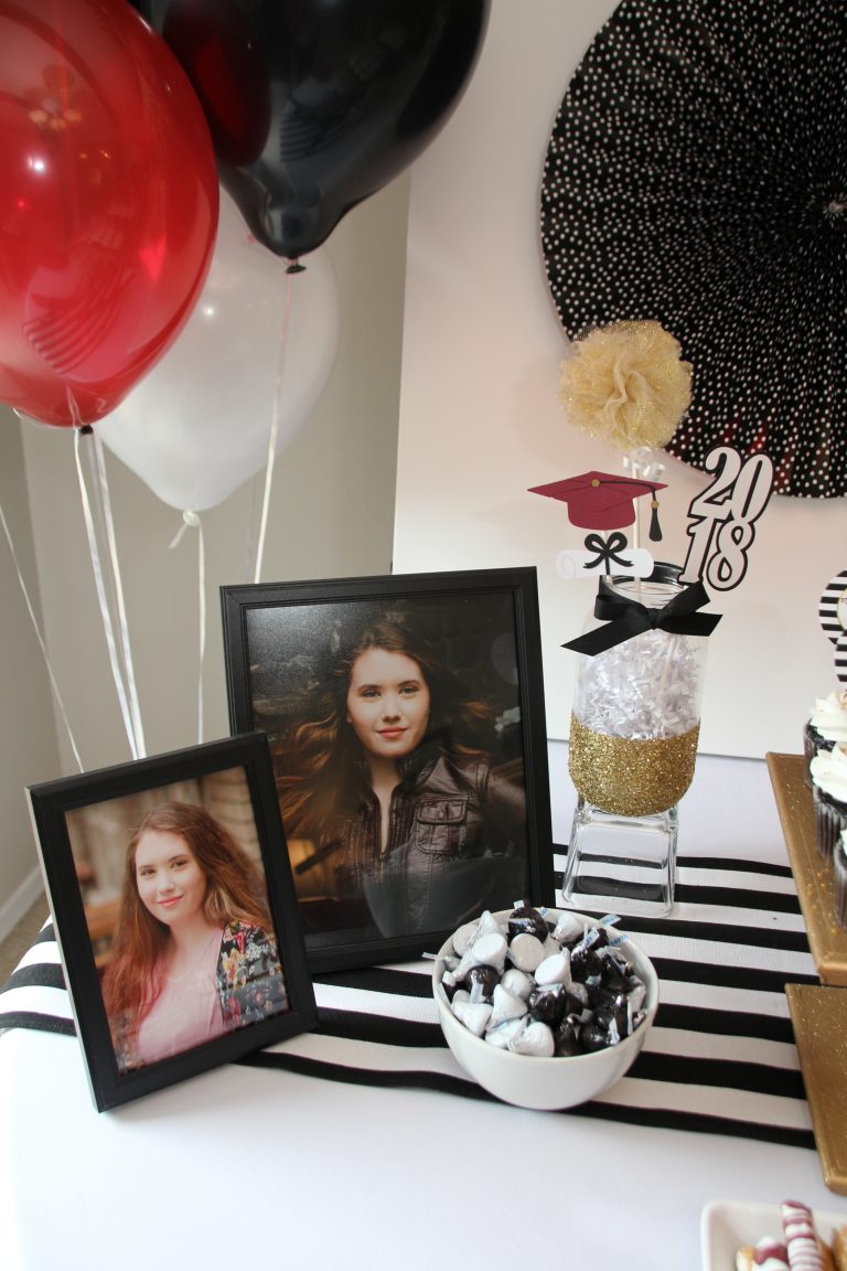 Black & Gold Graduation Party- Free Printables – 5M Creations Blog